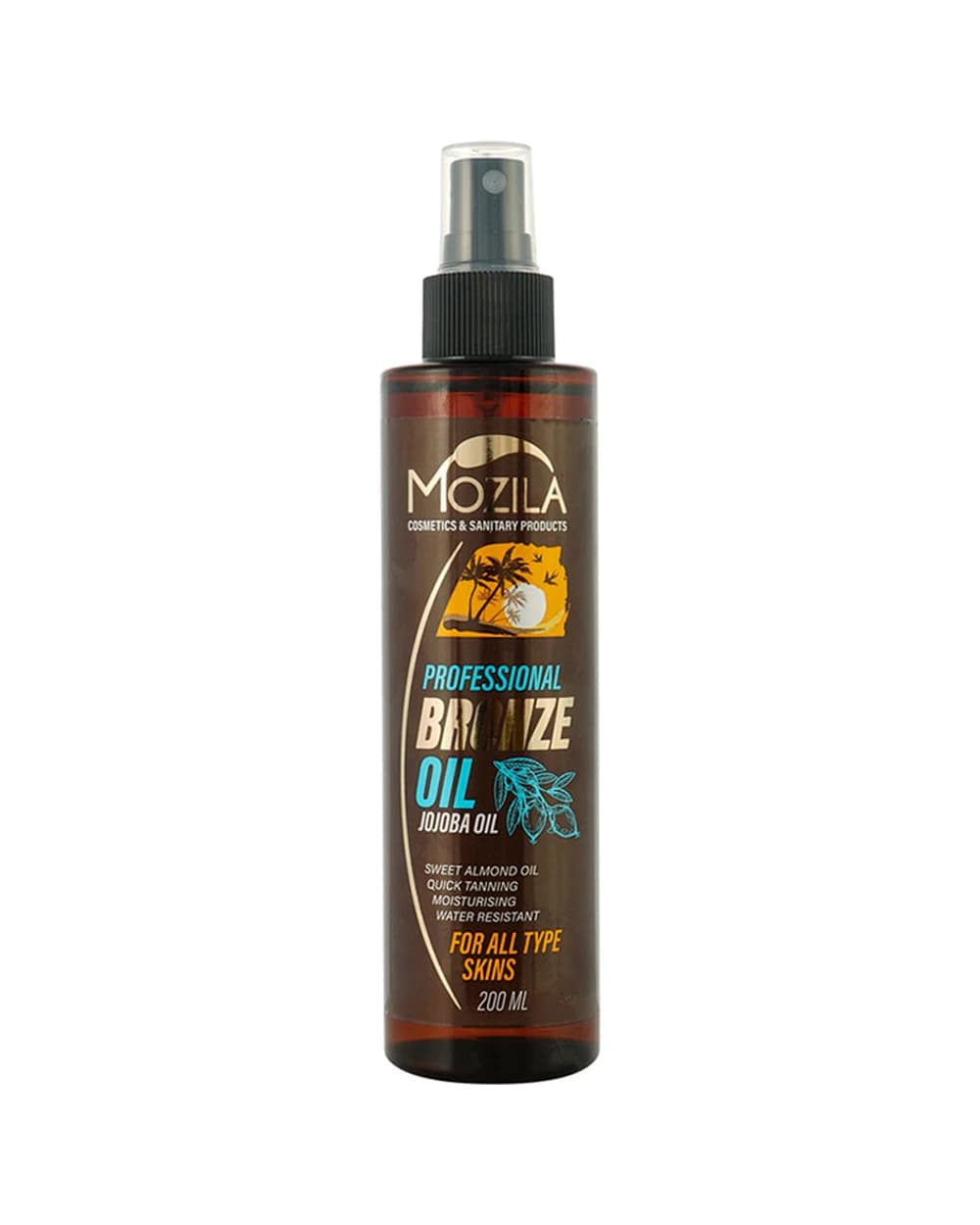 روغن برنزه کننده جوجوبا موزیلا 200ml