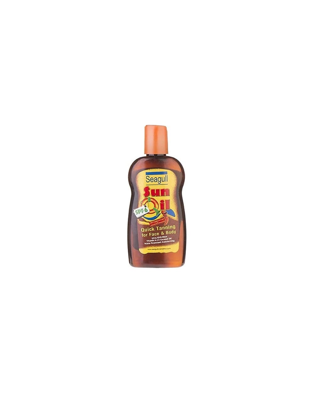 روغن آفتاب برنزه کننده SPF 6 سی گل