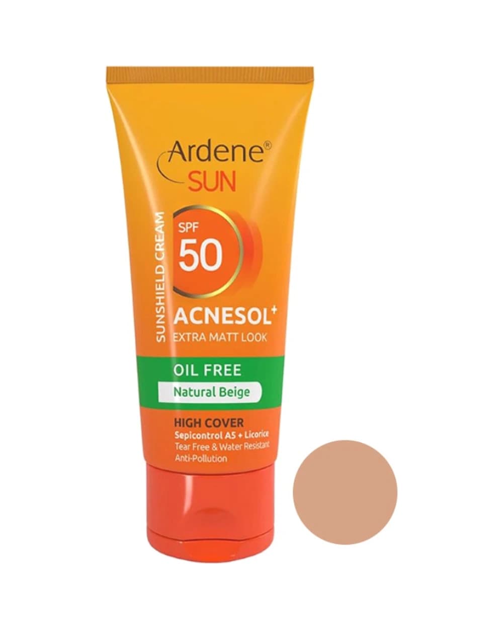 کرم ضد آفتاب رنگی SPF50 Acnesol آردن سان