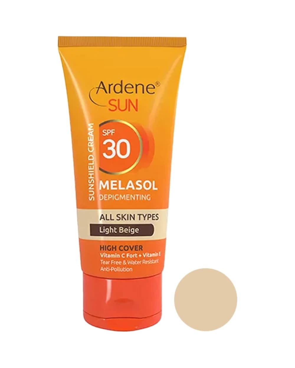 کرم ضد آفتاب ضد لک رنگی SPF30 Melasol آردن سان