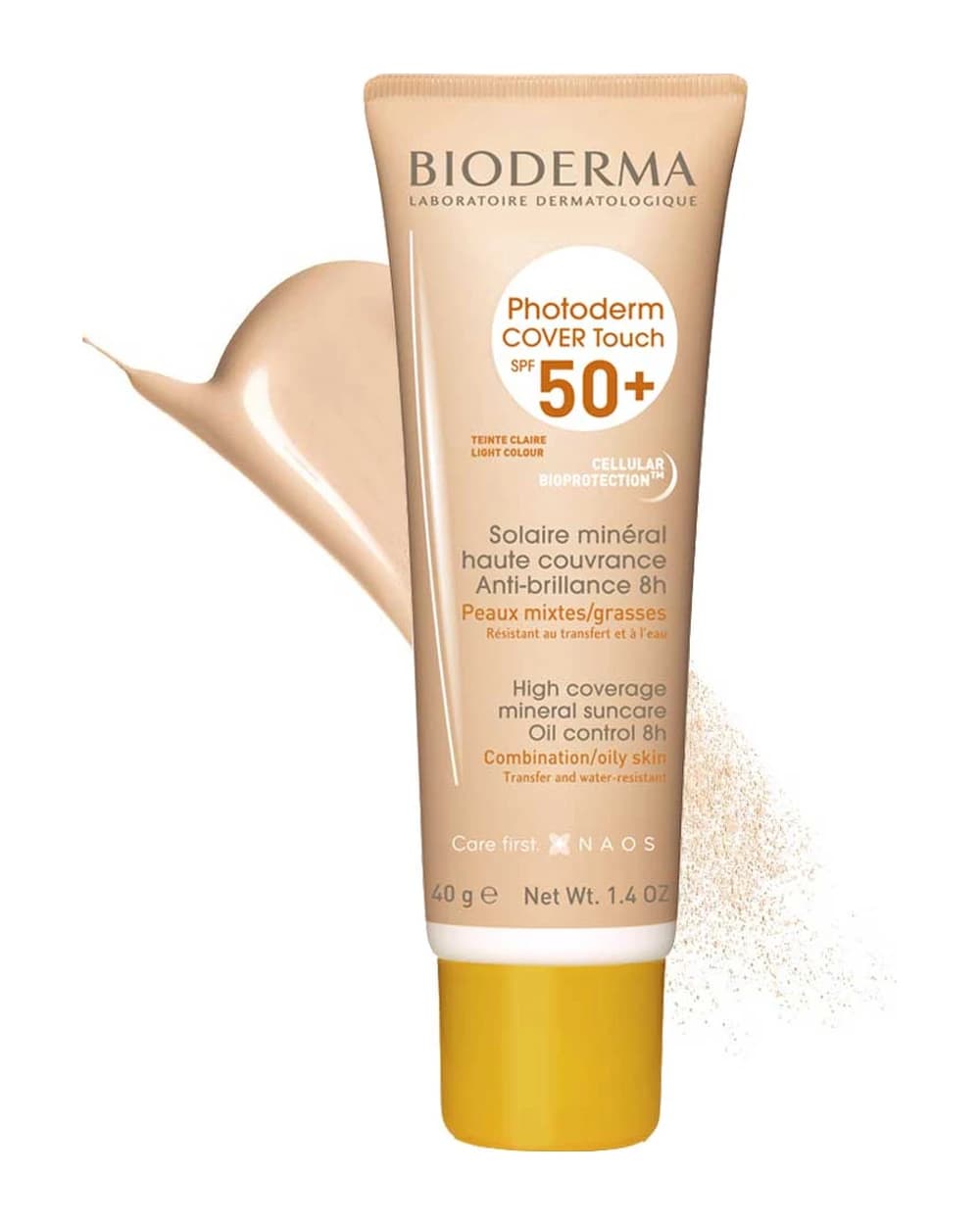 کرم ضد آفتاب رنگی Photoderm Cover Touch SPF50 بایودرما 40gr