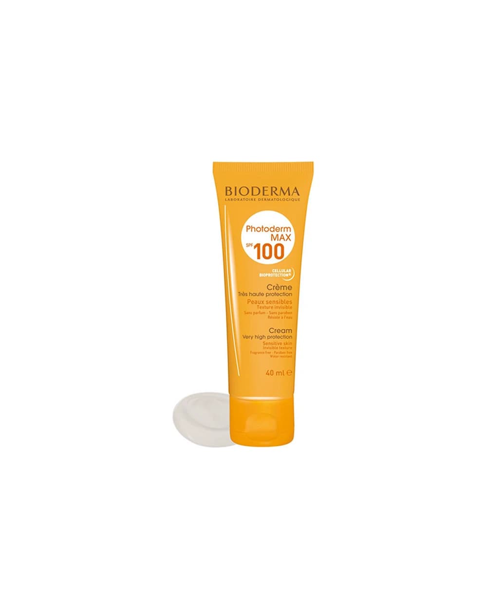 کرم ضد آفتاب بی رنگ Photoderm Max SPF100 بایودرما 40ml
