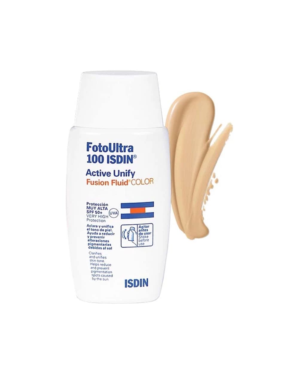 فلوئید ضد آفتاب رنگی اکتیو یونیفای SPF50 ایزدین 50ml