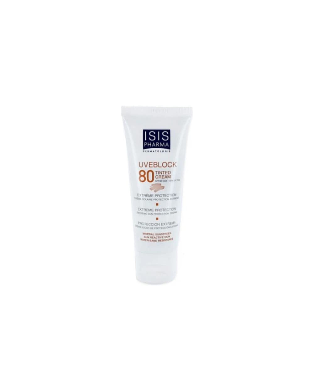 کرم ضد آفتاب مینرالSPF80 رنگی آیسیس فارما 40ml