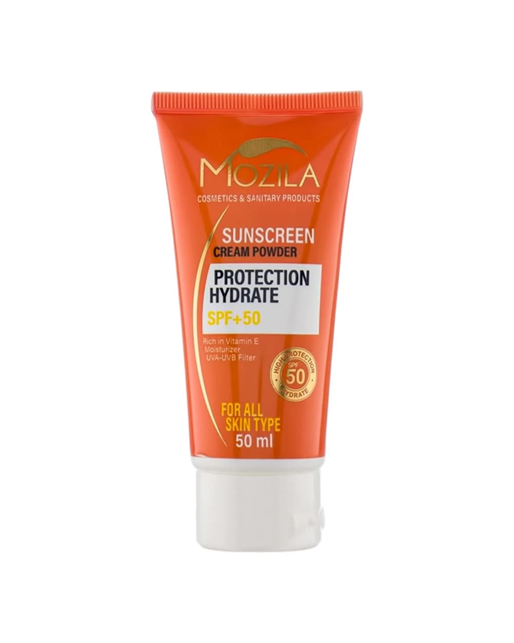 کرم ضد آفتاب رنگی انواع پوست SPF50 موزیلا 50ml