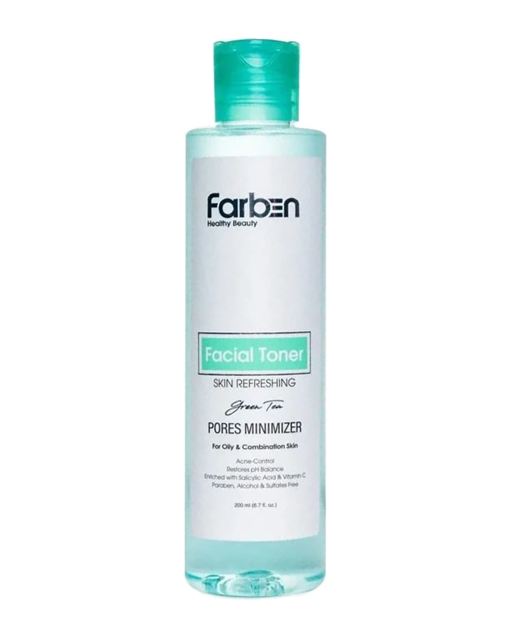 تونر پاک کننده صورت فاربن چای سبز 200ml