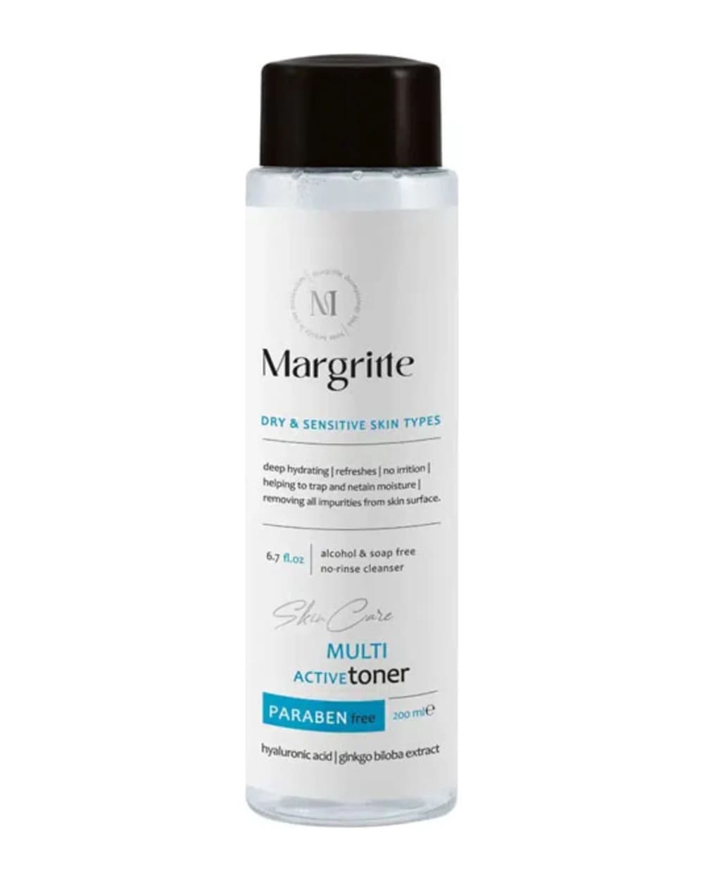 تونر مولتی اکتیو پوست خشک و حساس مارگریت 200ml