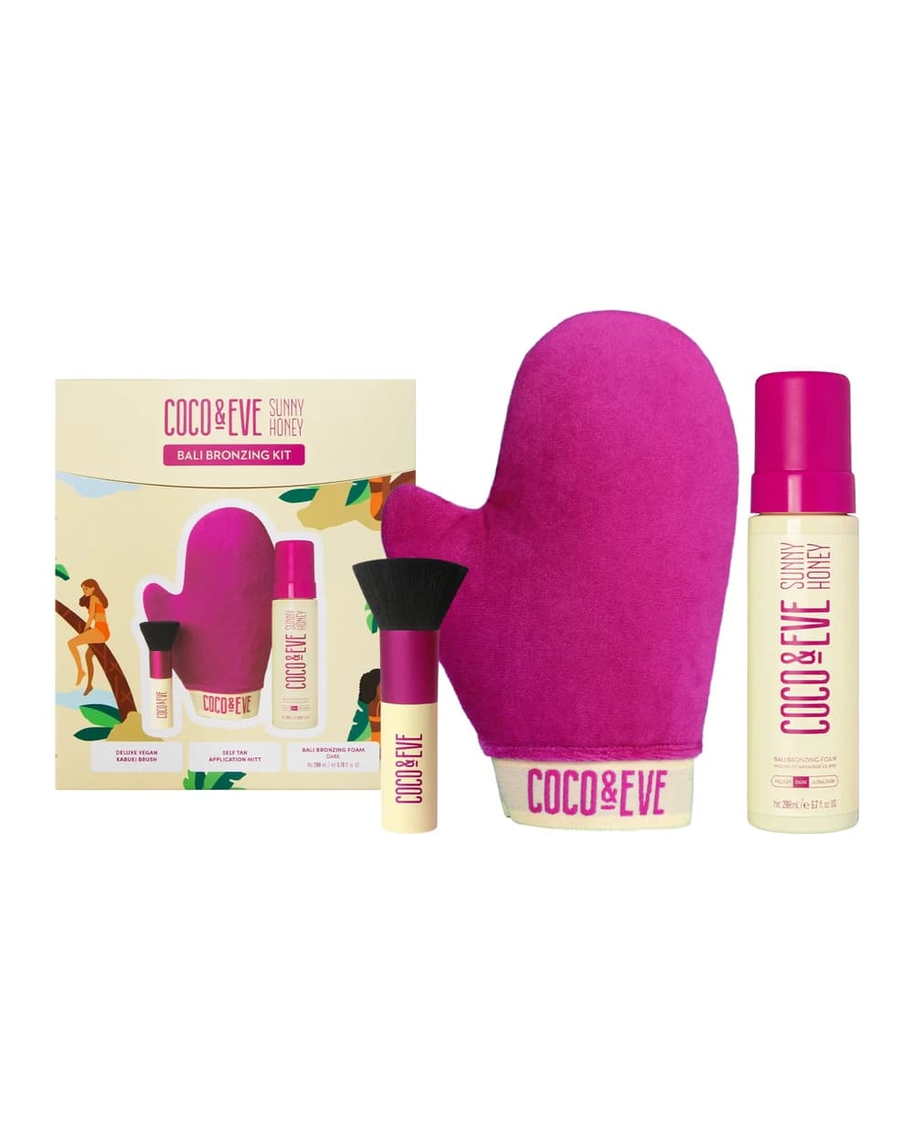 Coco & Eve Cofanetto Bali Bronzing Kit - Dark