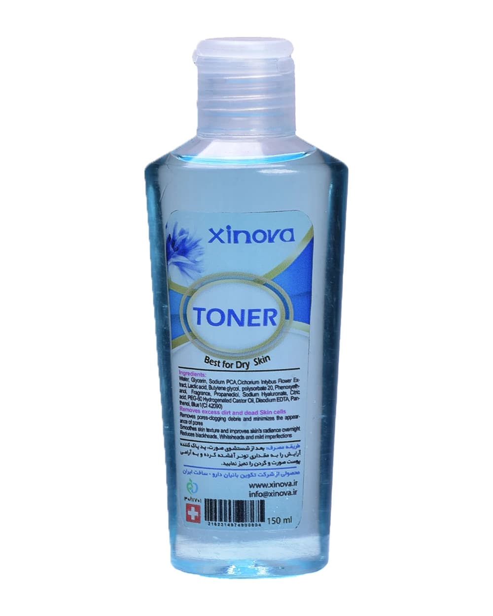 تونر پوست خشک ژینووا 150ml