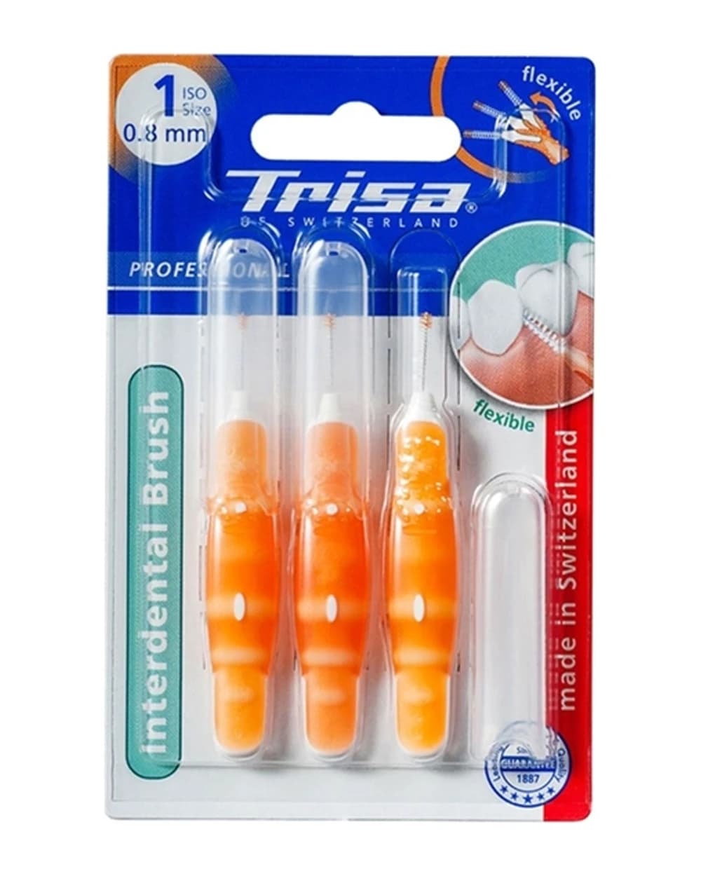 مسواک بین دندانی سایز یک 0.8mm تریزا