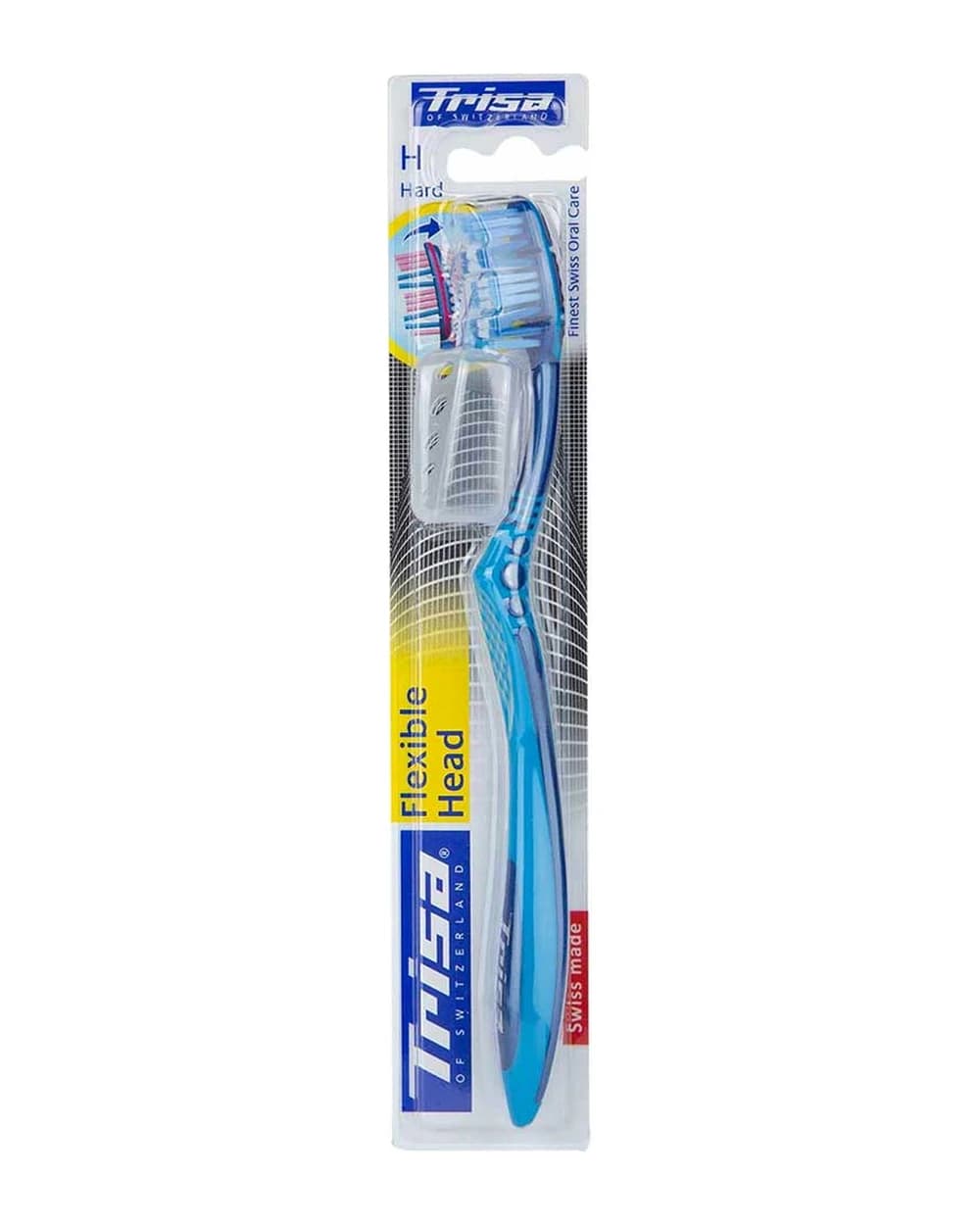 مسواک با برس سخت همراه با درپوش Flexible Head تریزا