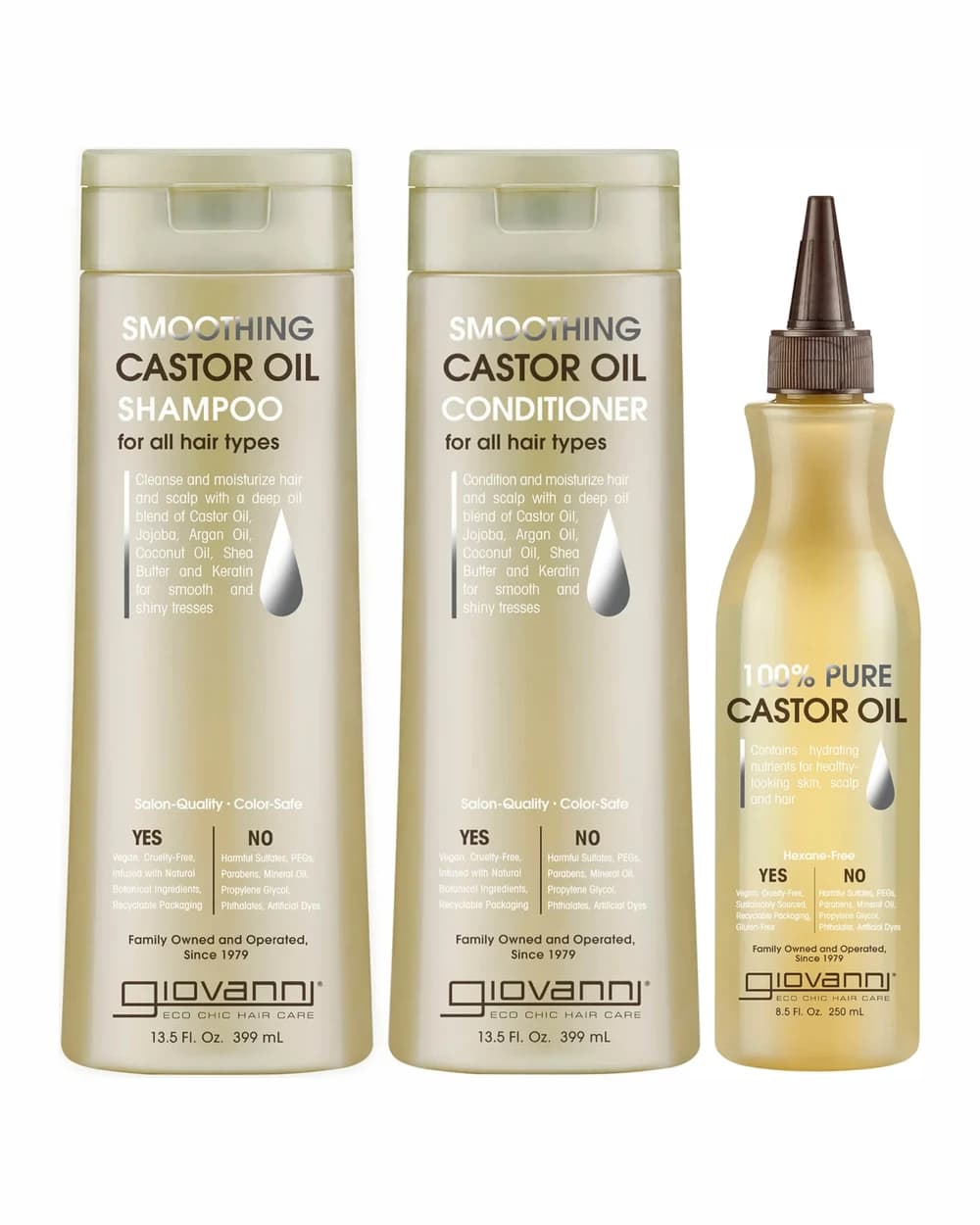 Giovanni Castor Oil Bundle Kit