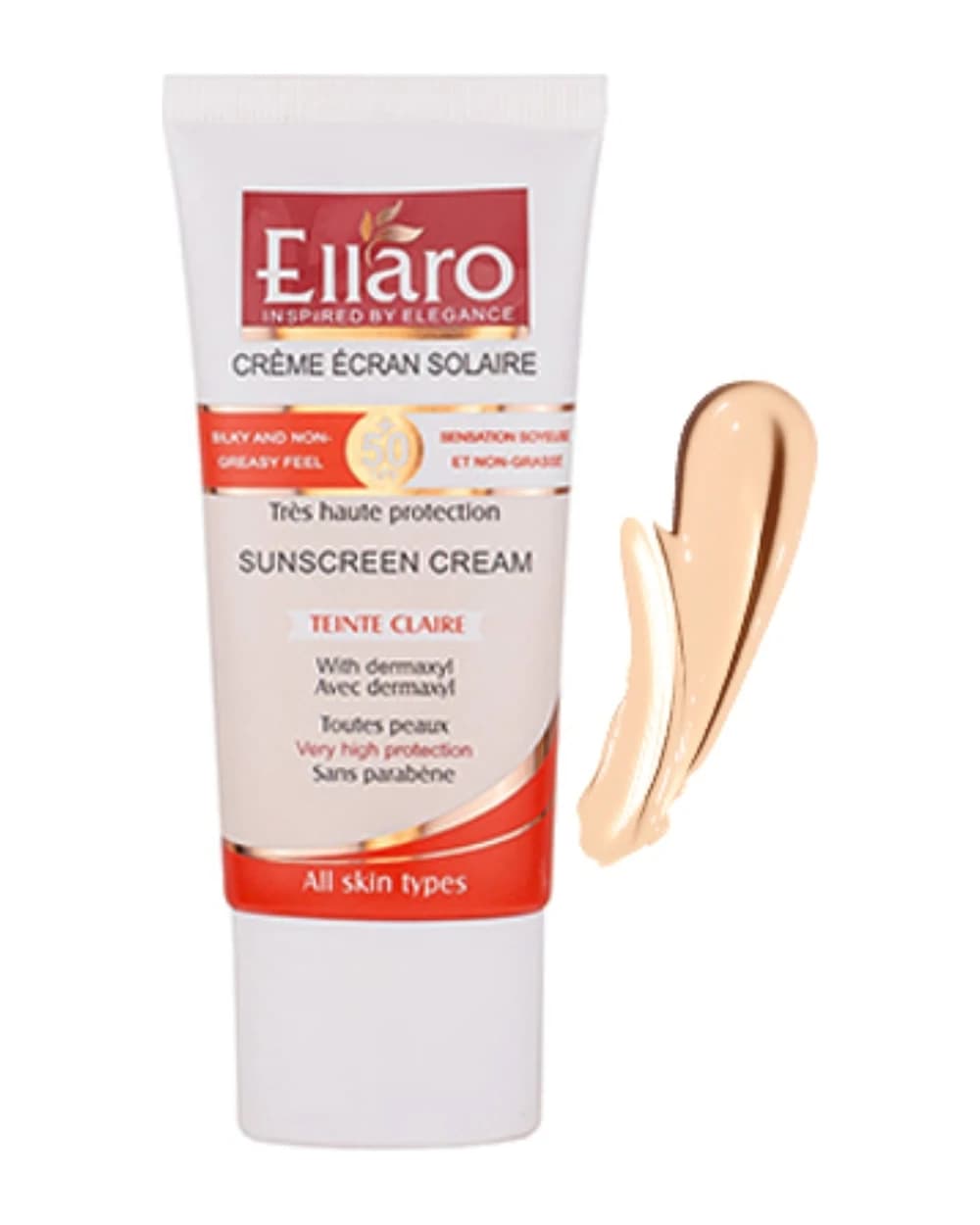 کرم ضد آفتاب رنگی انواع پوست SPF50 الارو 50ml