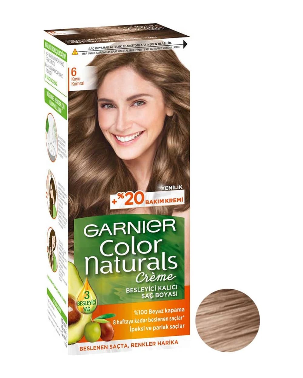کیت رنگ مو Color Naturals گارنیه 40ml