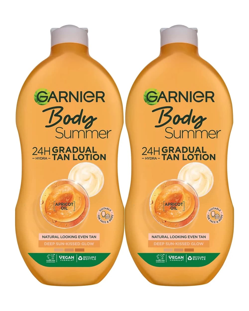 Garnier Summer Body Gradual Deep Tan Moisturiser Duo