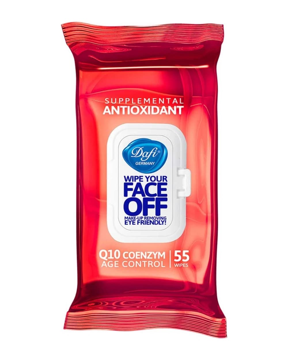 دستمال مرطوب پاک کننده آرایش دافی Face Off آنتی اکسیدان 55 عددی