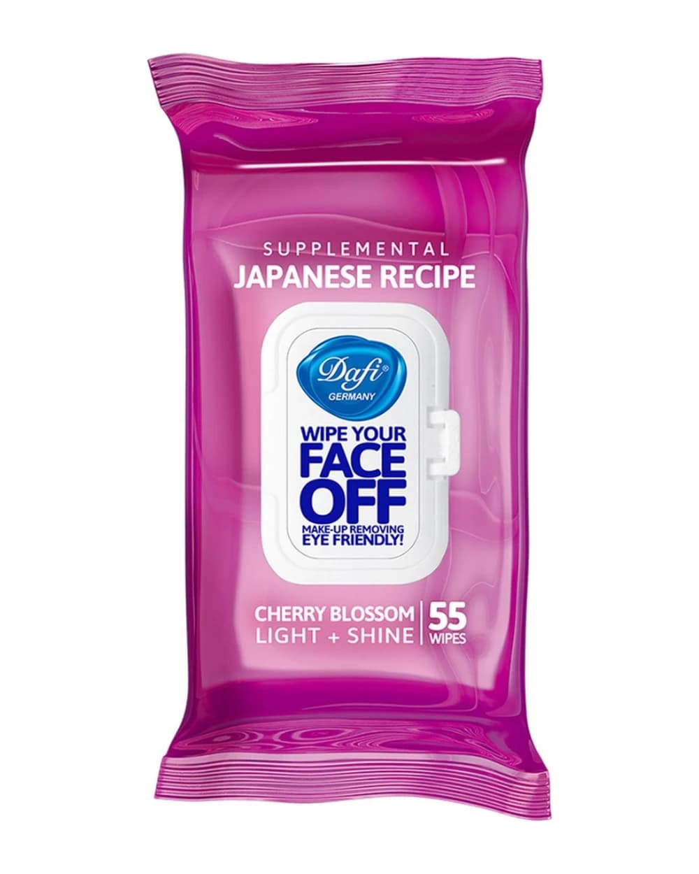دستمال مرطوب پاک کننده آرایش دافی Face Off گیلاس ژاپنی 55 عددی