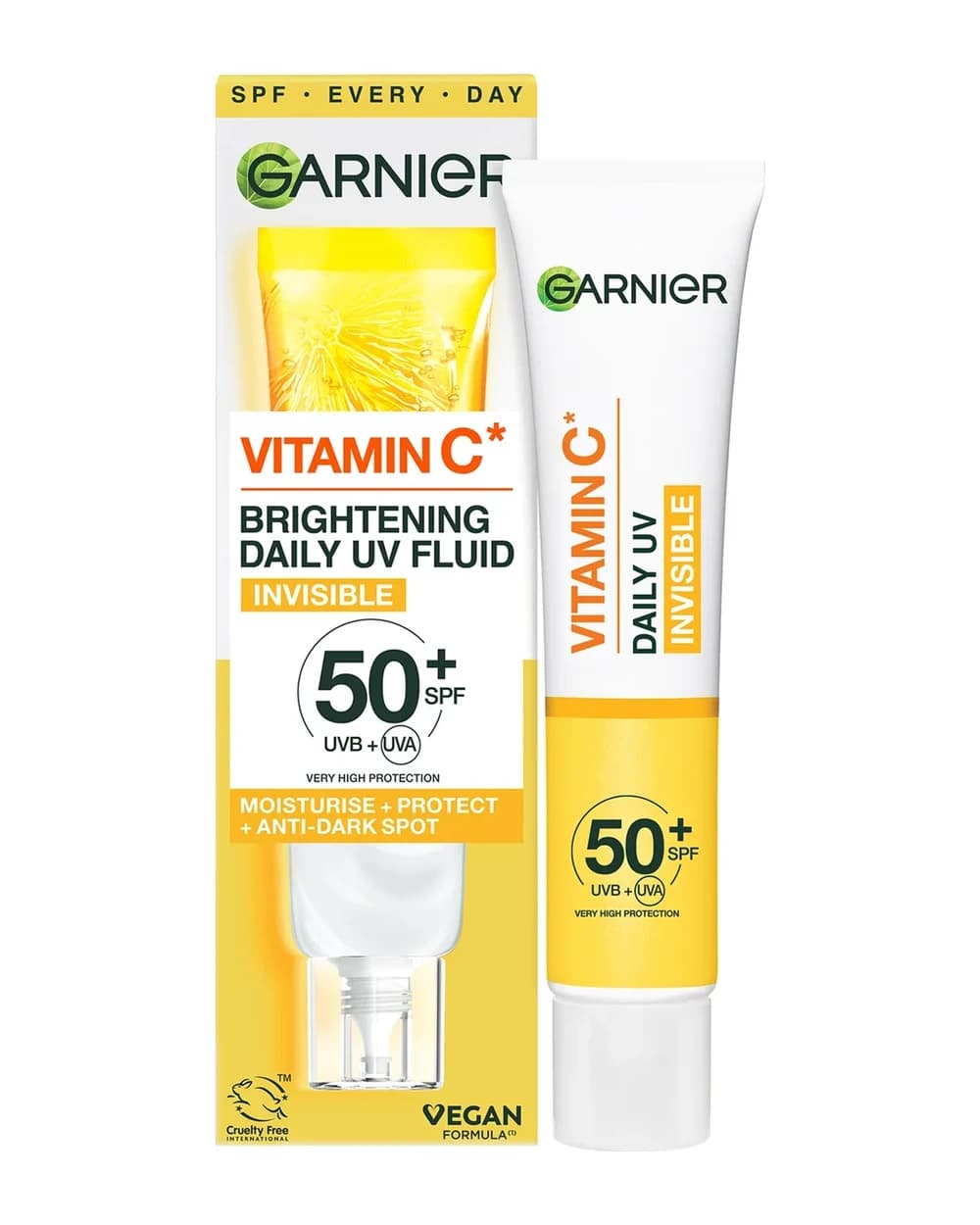 Garnier Lozione Illuminante alla Vitamina C Quotidiana Anti-UV SPF 50+ 40 ml
