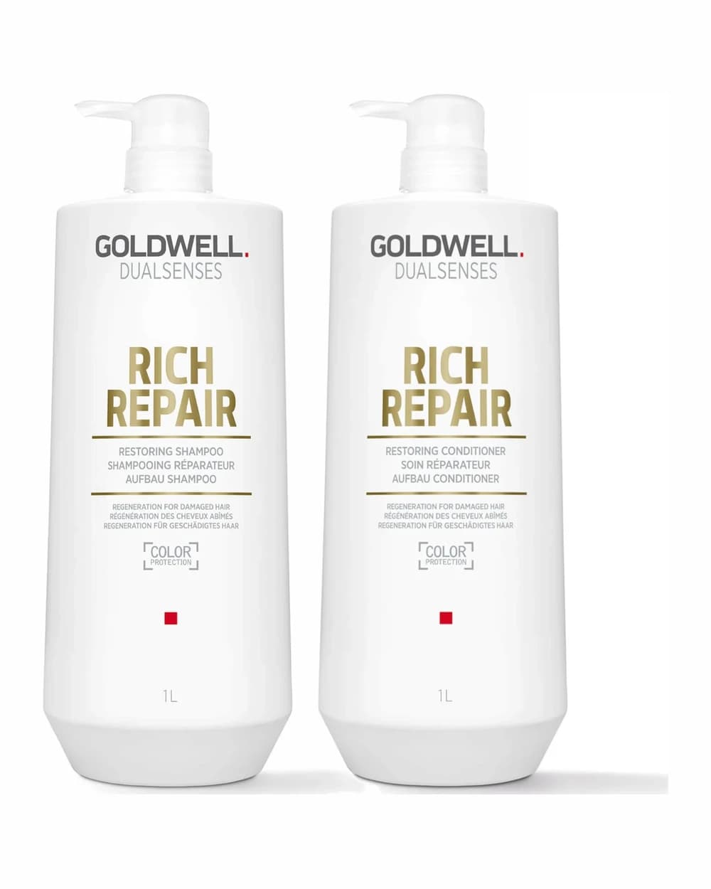 Goldwell Dualsenses Rich Repair Restoring Shampoo and Conditioner 1L Duo