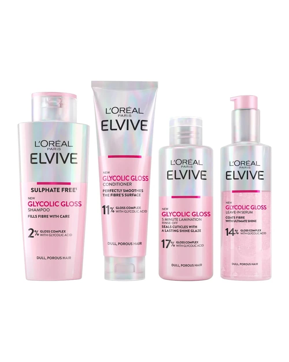 L'Oréal Paris Elvive Glycolic Gloss Glossing Routine for Dull Hair