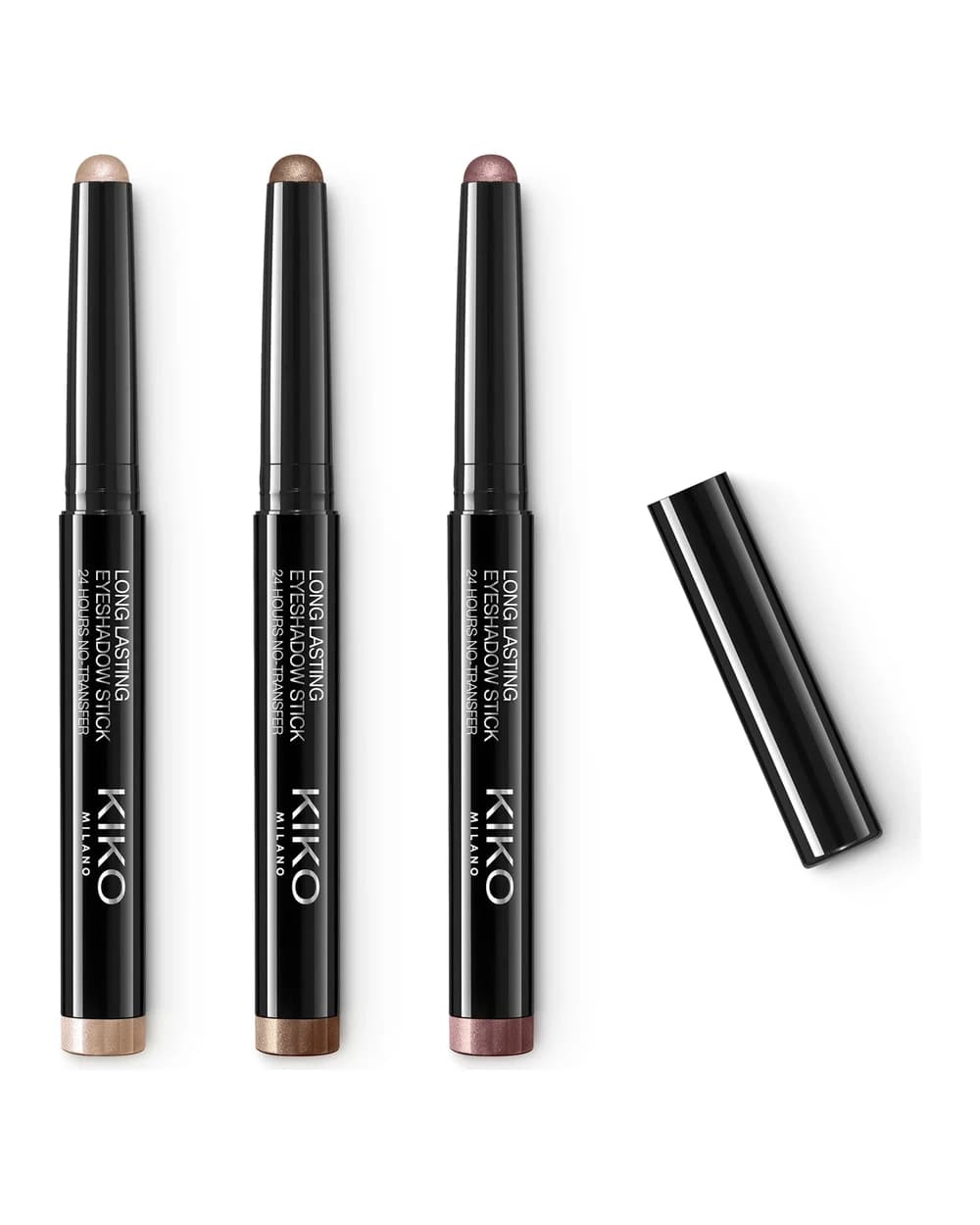 KIKO Milano Exclusive Long Lasting Eyeshadow Stick Trio - Warm Neutrals