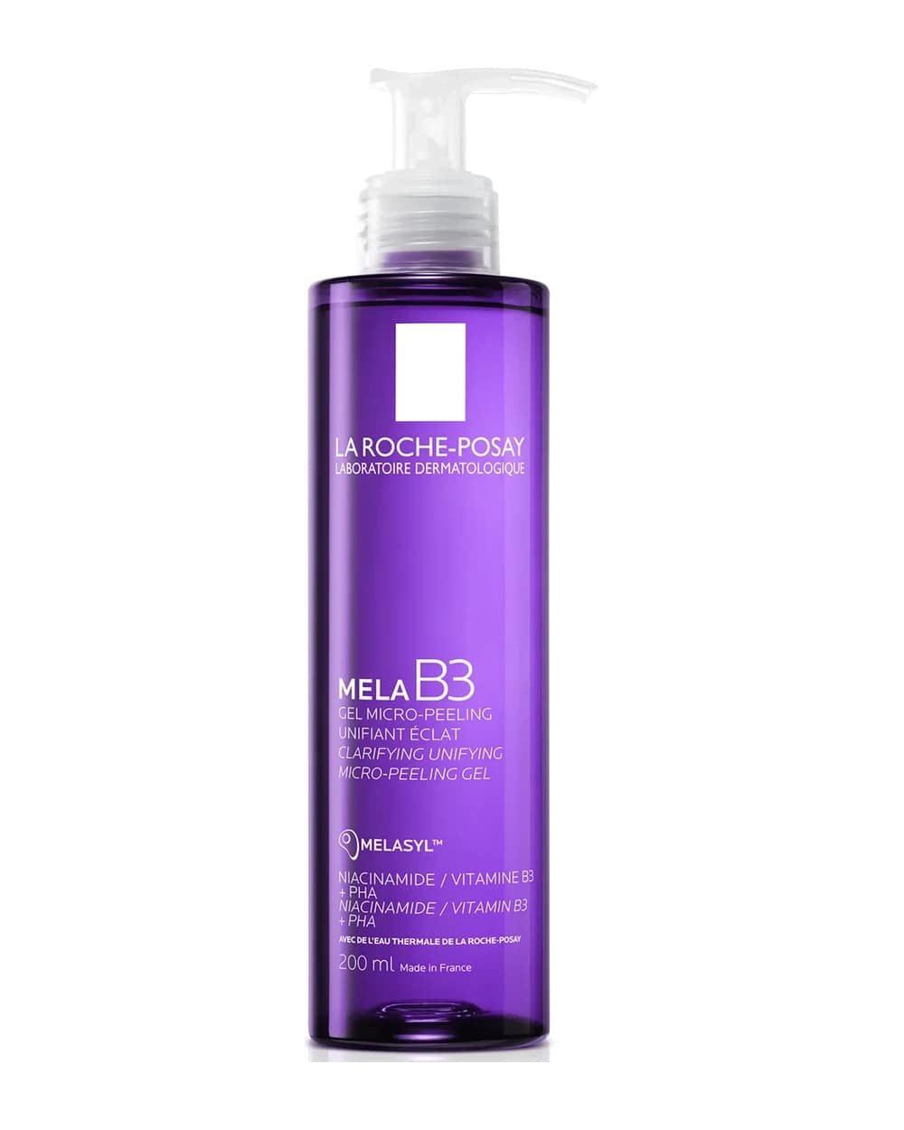 La Roche-Posay Mela B3 Gel Detergente Micro-Peeling con Melasil e Niacinamide 200 ml