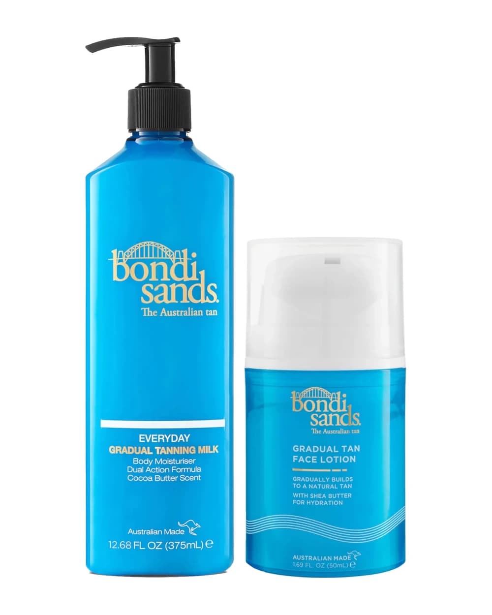 Bondi Sands Gradual Tanning Milk and Gradual Tanning Face Lotion Duo
