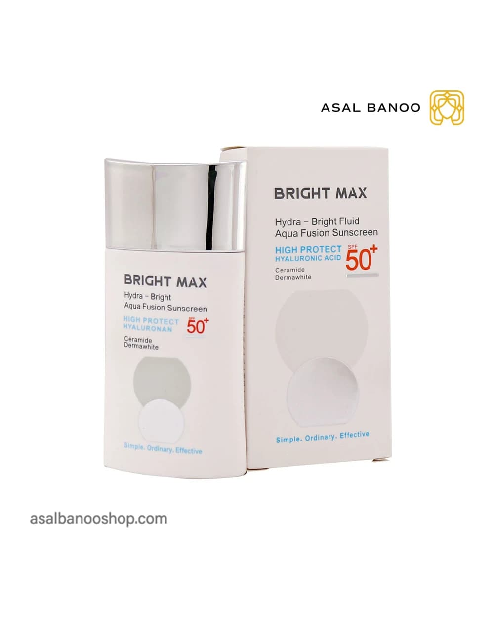 ضد آفتاب آکوا فیوژن فلوئید هیدرا +SPF50 برایت مکس