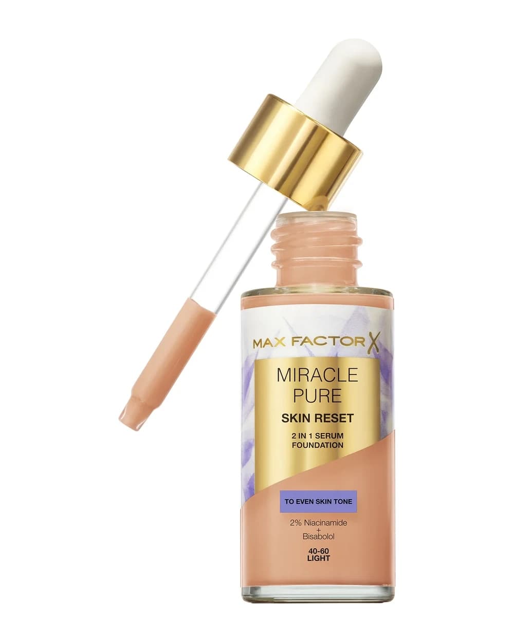 Max Factor Miracle Pure Skin Revival Serum Foundation fondotinta in siero 30 ml (varie tonalità)