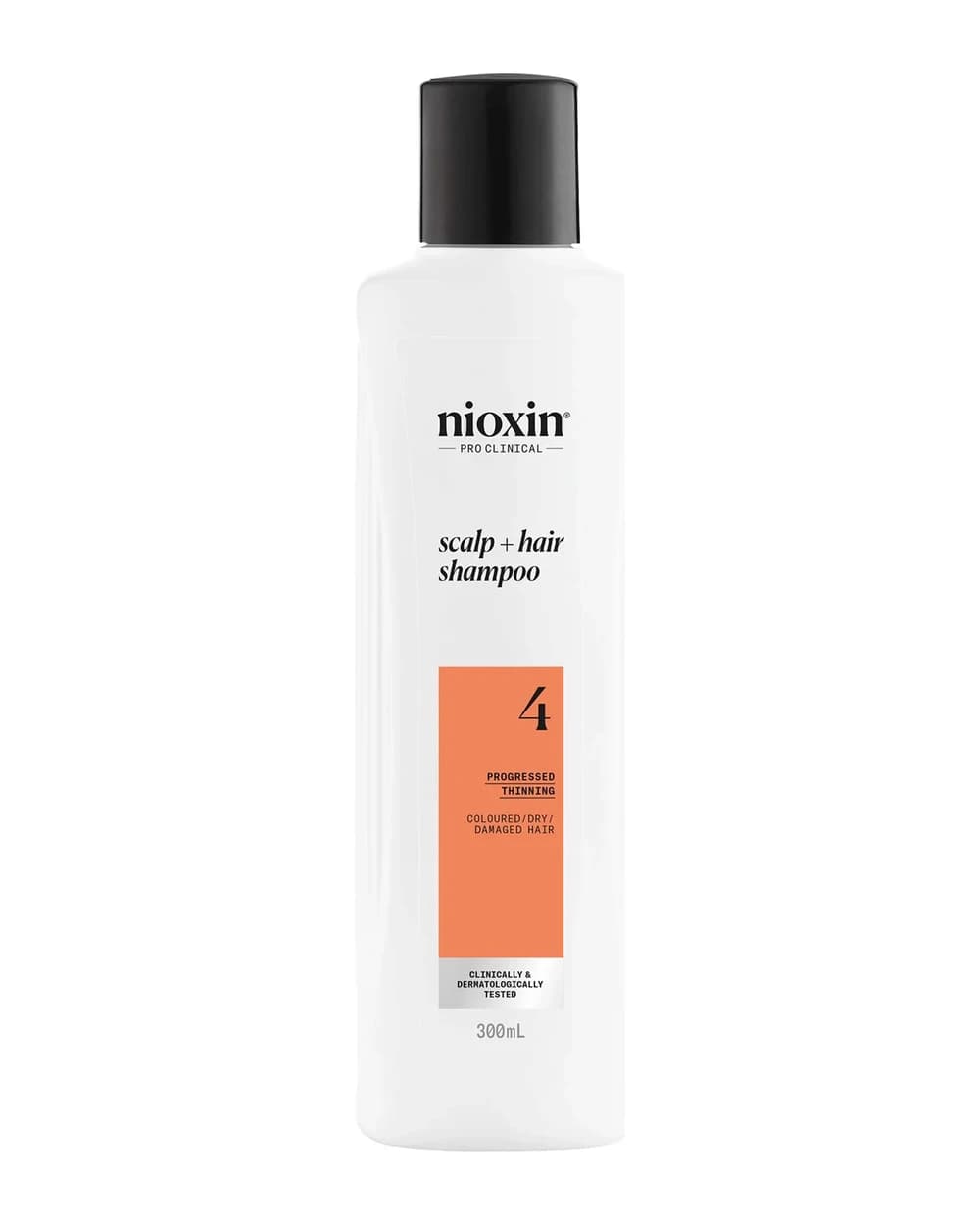 NIOXIN Scalp and Hair Thickening System 4 Shampoo for Coloured Dry and Damaged Hair with Progressed Thinning 300ml