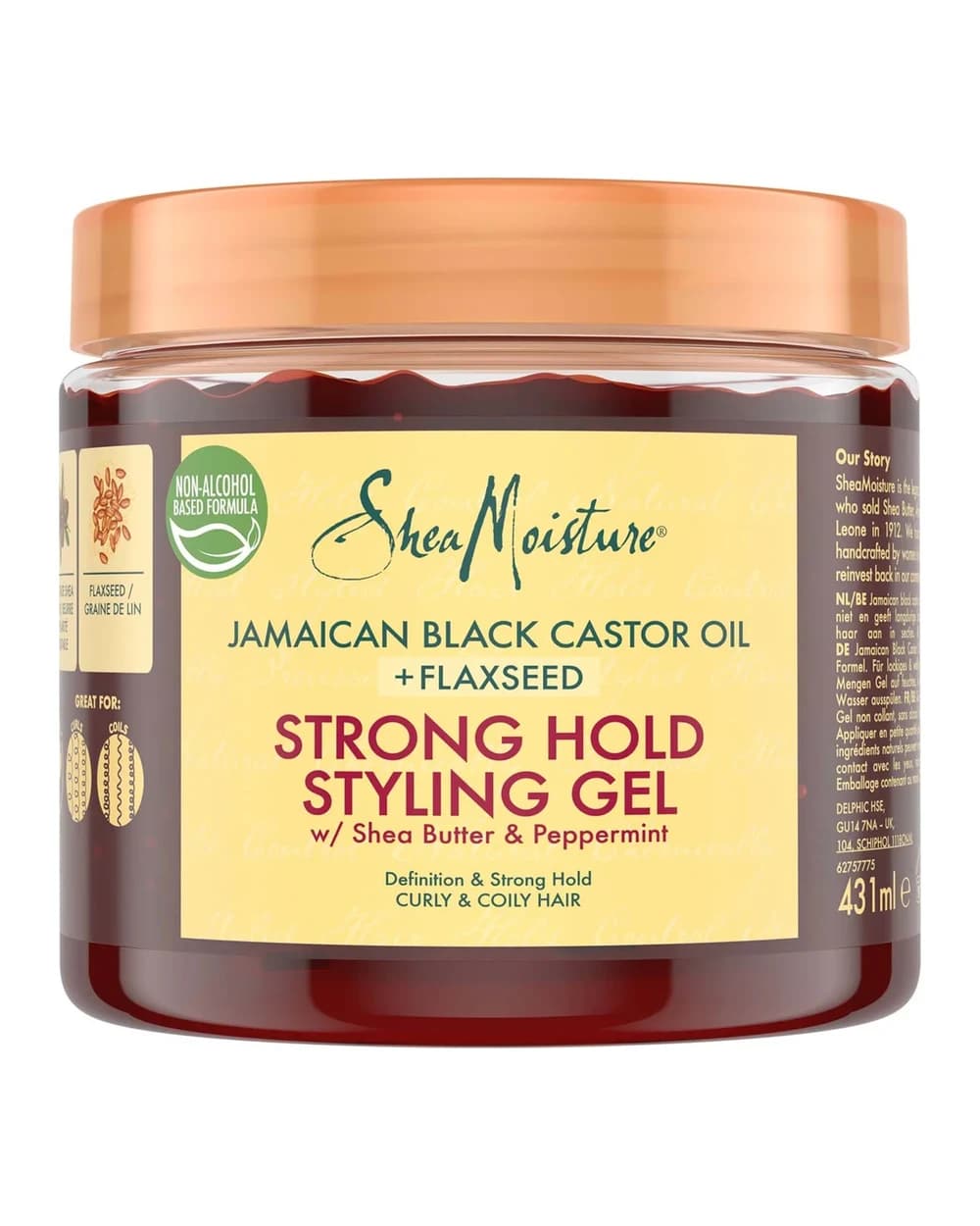 SheaMoisture Jamaican Black Castor Oil Strong Hold Styling Gel 431ml