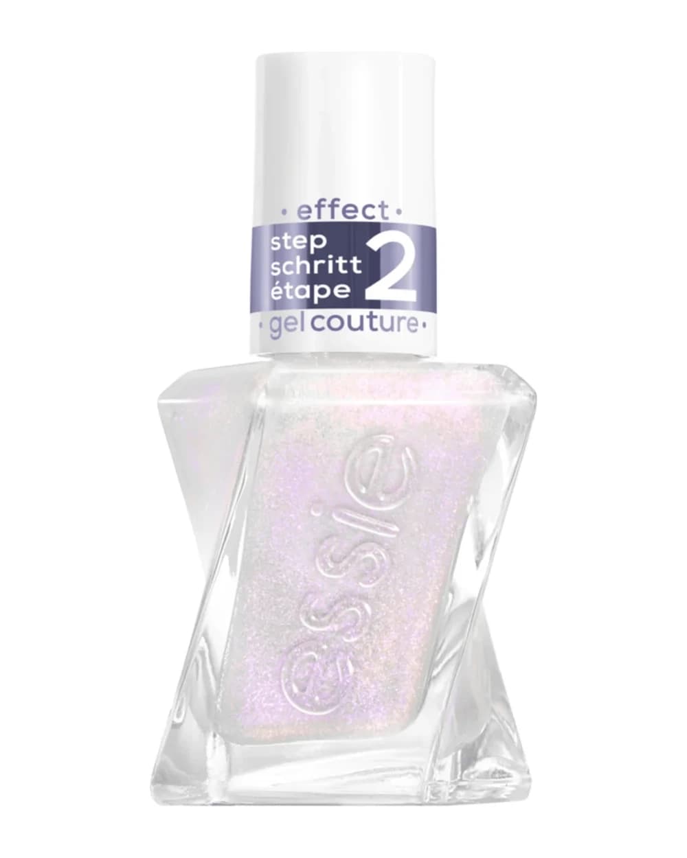 essie Gel Couture Gel- Metallic Glaze Top Coats - 563 Blushed Metal