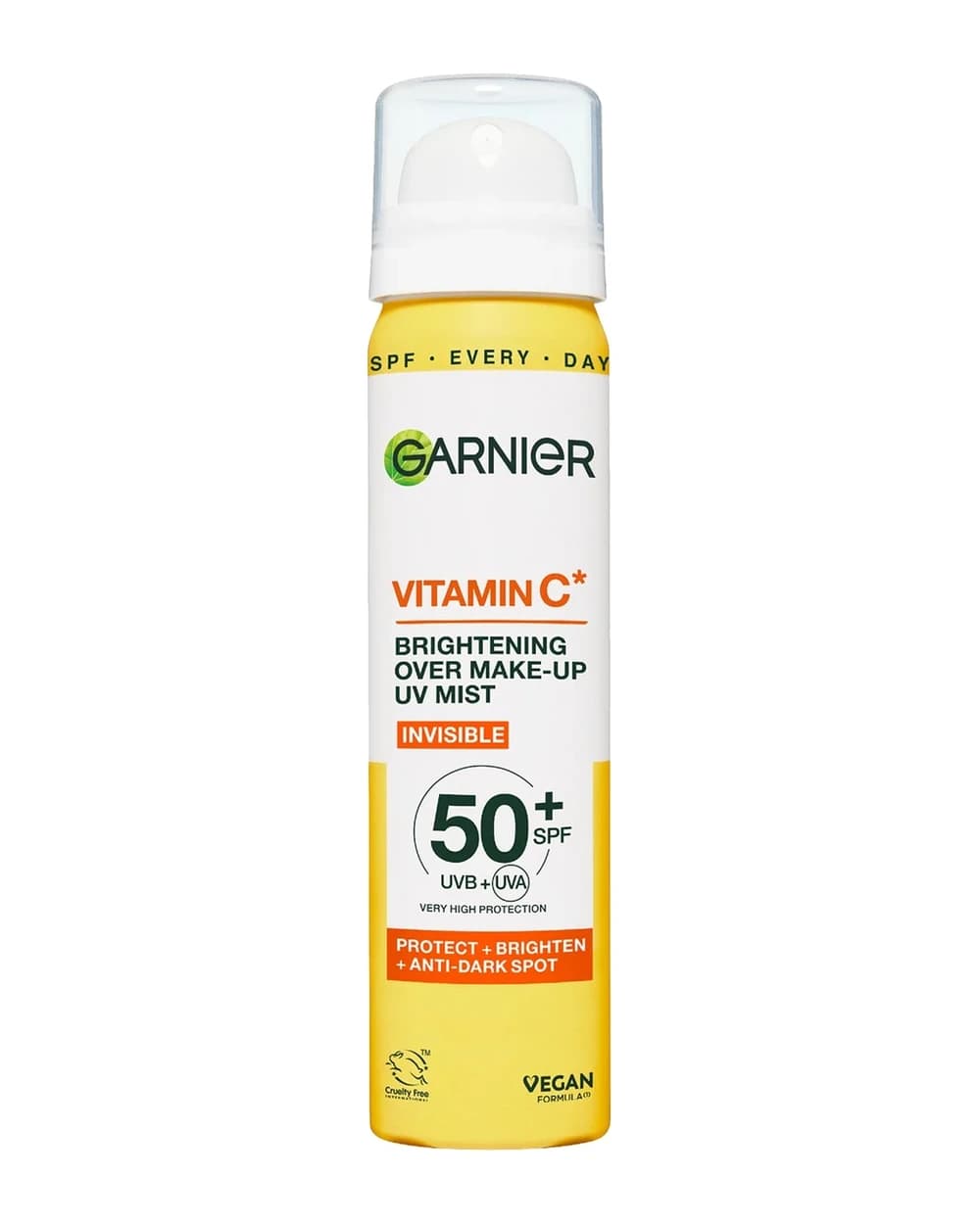 Garnier Vitamin C Brightening Over Make-Up UV Mist Invisible with SPF50+ and Vitamin C 75ml