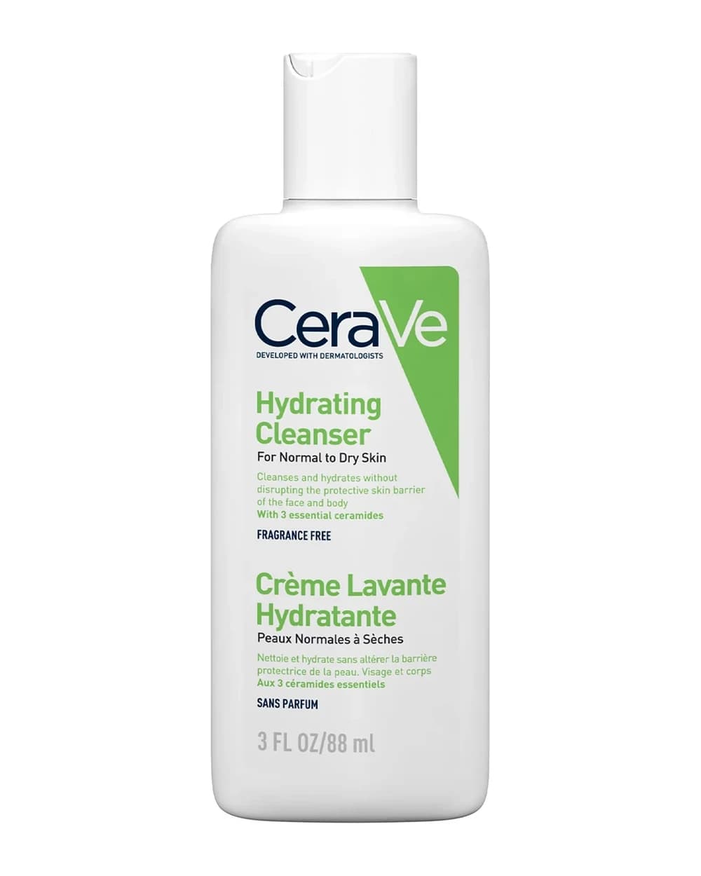 CeraVe Travel Size Hydrating Cleanser for Normal to Dry Skin 88ml