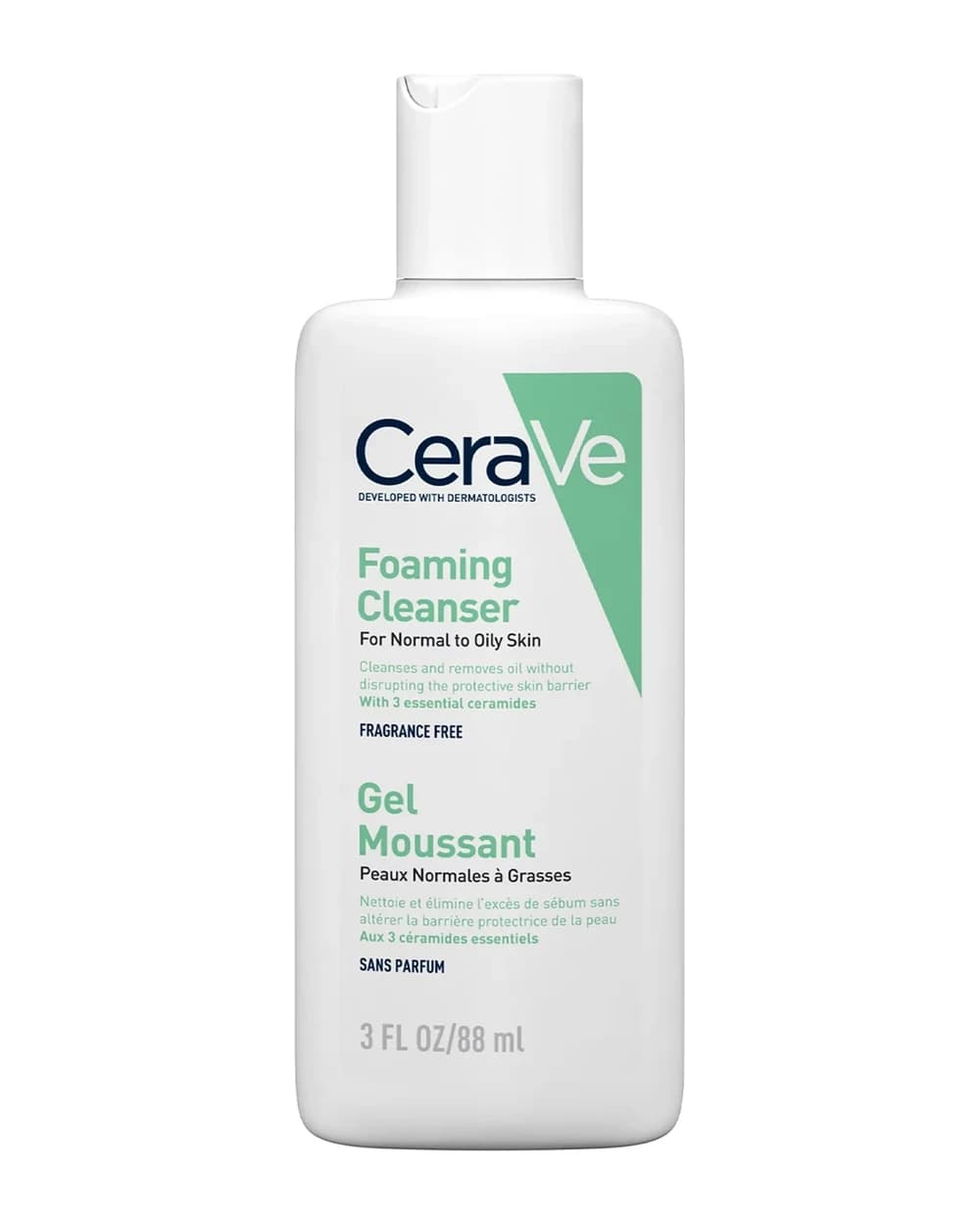 CeraVe Travel Size Foaming Cleanser for Oily Skin 88ml