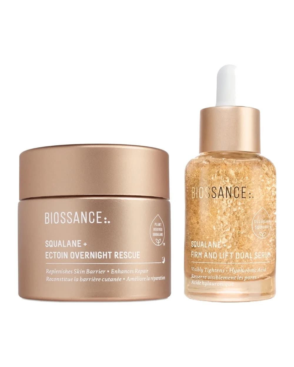Biossance Firm + Lift Moisturising Duo