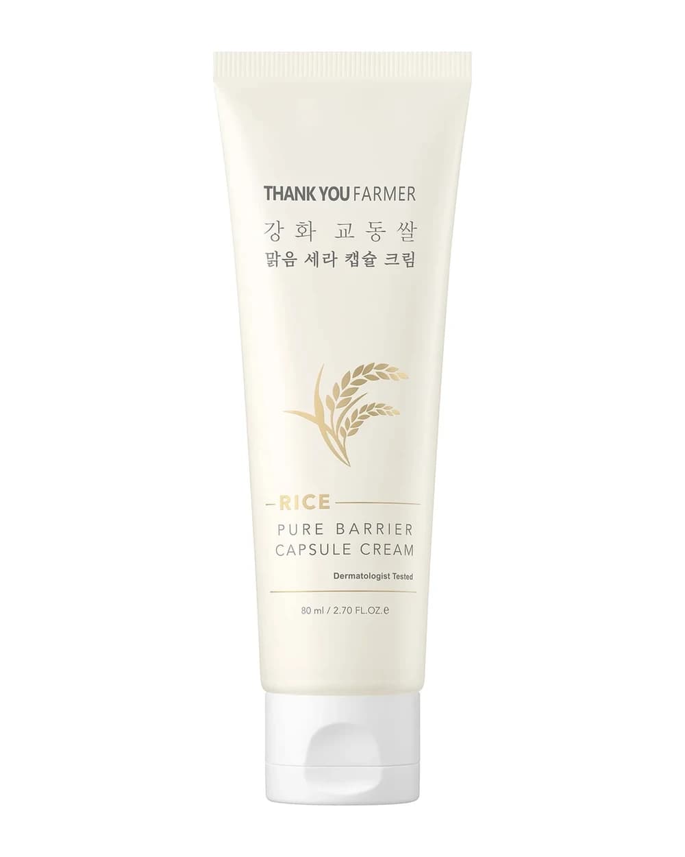 Thank You Farmer Rice Pure Barrier Capsule Cream 80ml