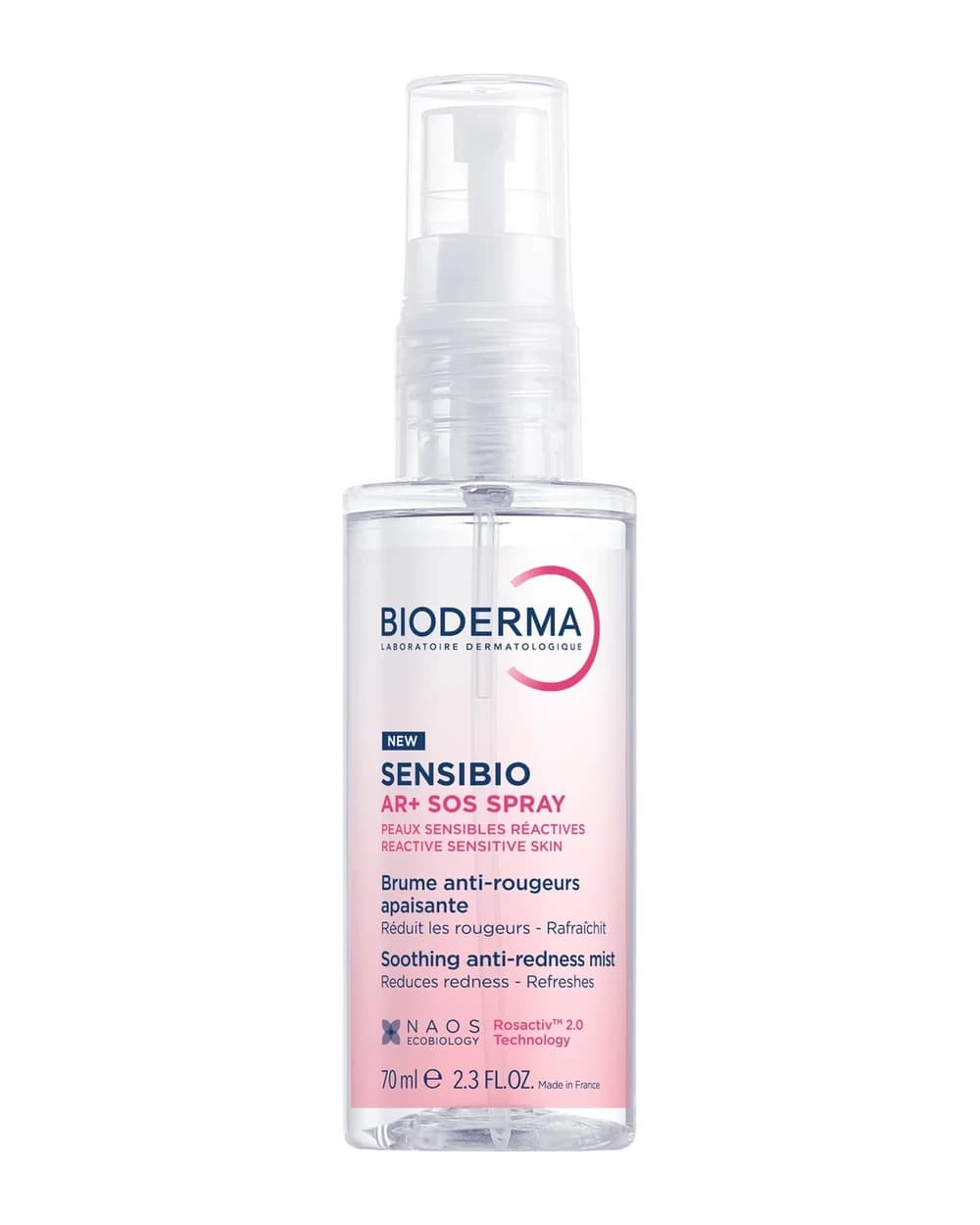 Bioderma Sensibio AR+ SOS Spray - Bruma lenitiva anti-rossori per pelle sensibile con tendenza agli arrossamenti 70ml