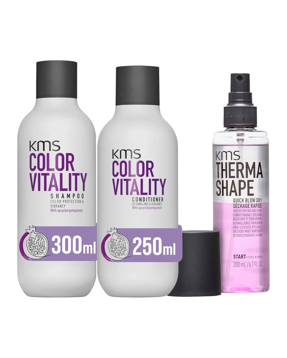 KMS Colour & Heat Protection Bundle for All Hair Types