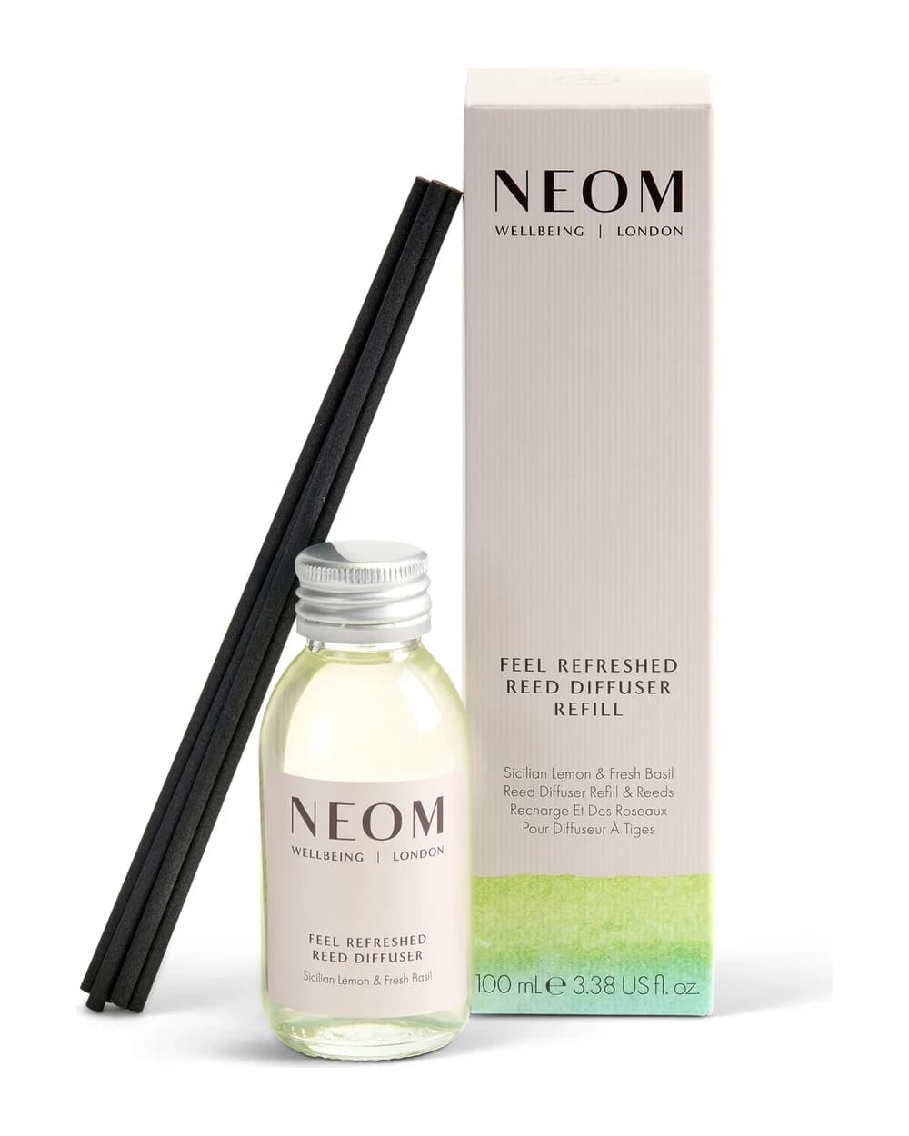 NEOM Wellbeing Feel Refreshed Reed Diffuser Refill 100ml