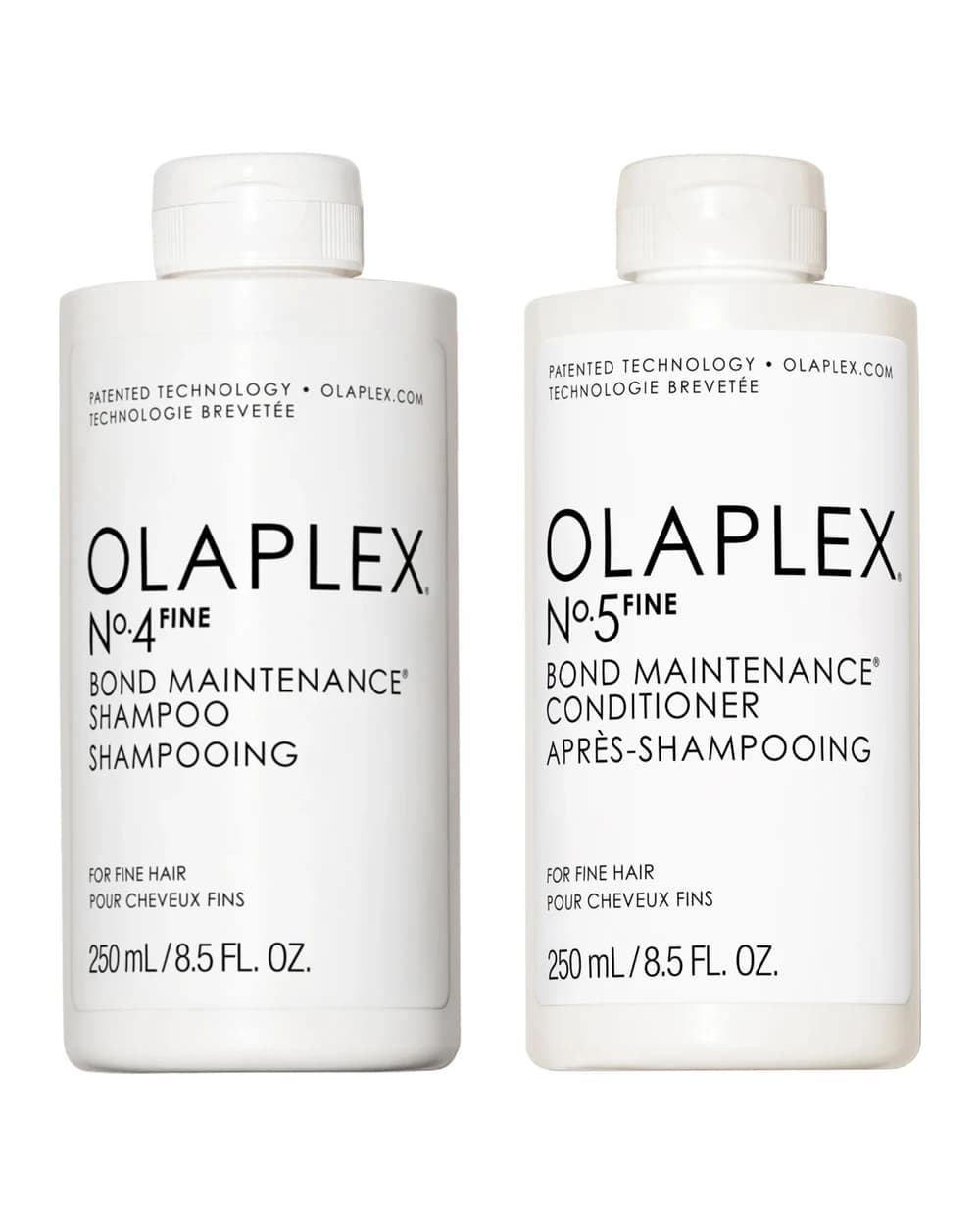 Olaplex No.4 and No.5 Fine Shampoo and Conditioner Duo 250ml