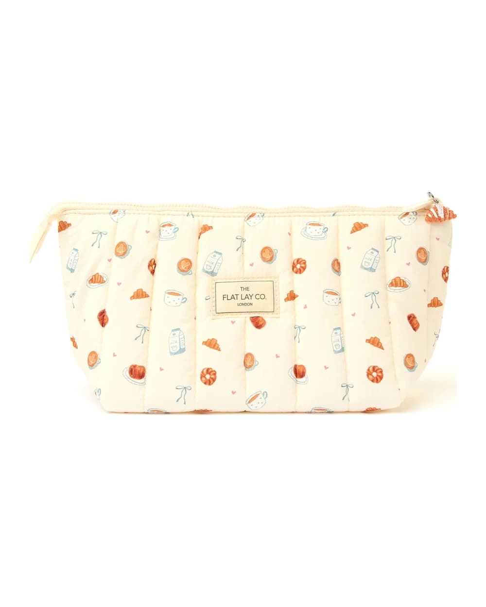 The Flat Lay Co. Marshmallow Essential Makeup Pouch - Patisserie