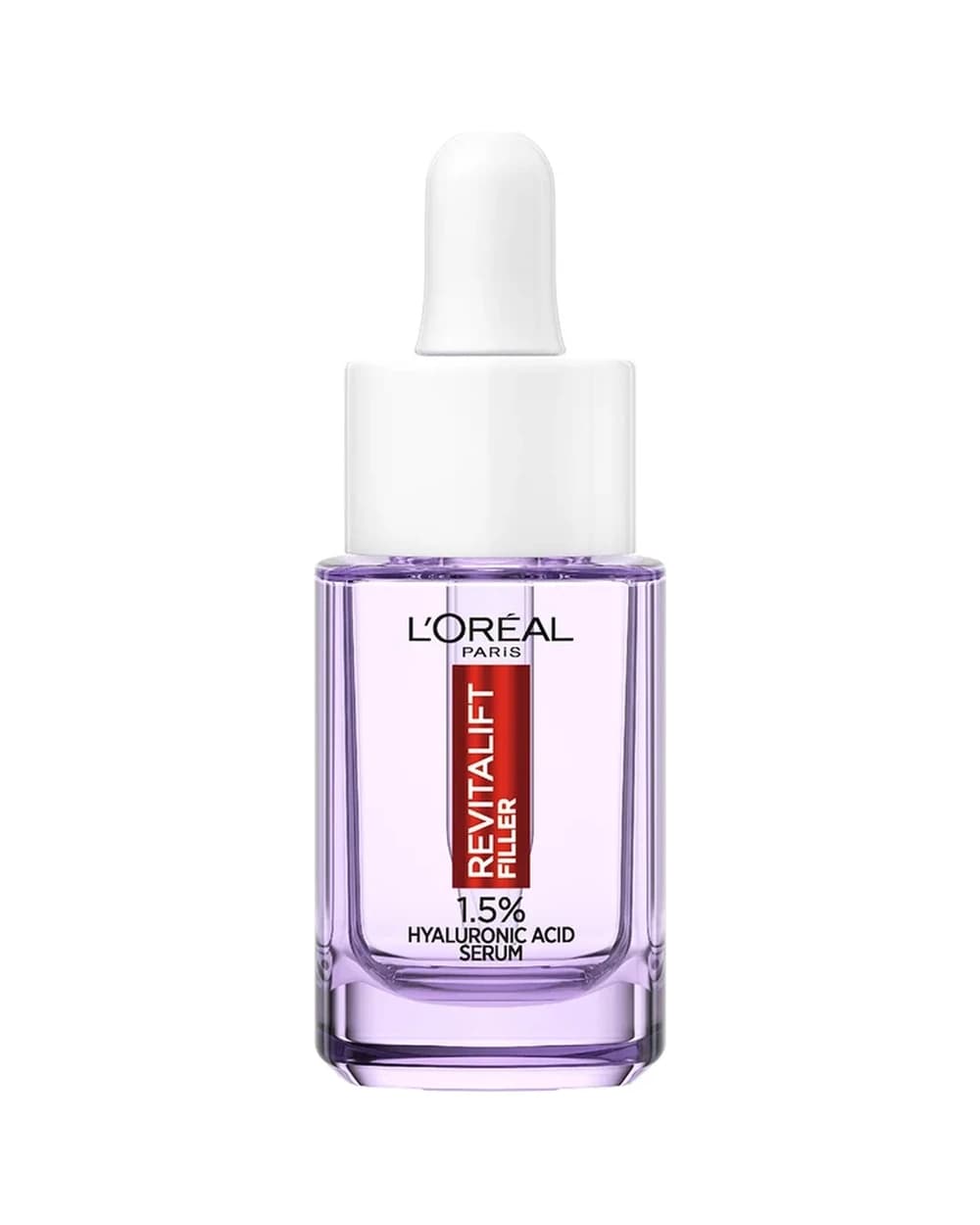 L'Oréal Paris Revitalift Filler Serum, 1.5% Pure Hyaluronic Acid, High Molecular and Micro Hyaluronic acid, Replumping and Hydrating, 15ml