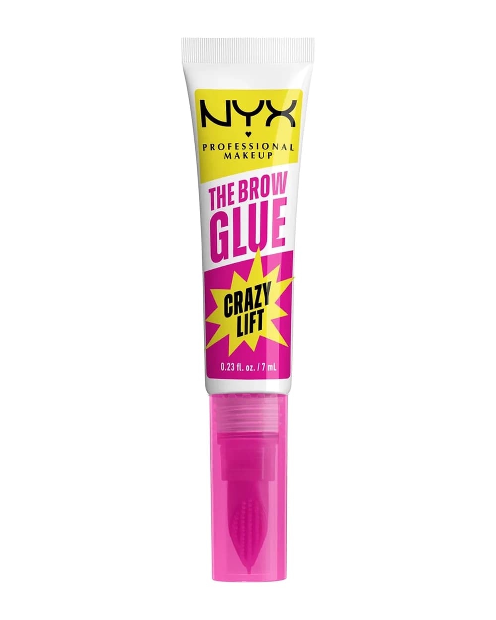 NYX Professional Makeup The Brow Glue Crazy Lift, Brow Lamination Gel- Transparent