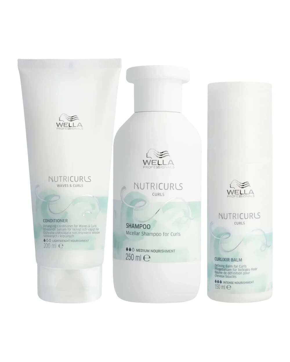 Wella Professionals Care Nutri Curls Trio Regime Bundle
