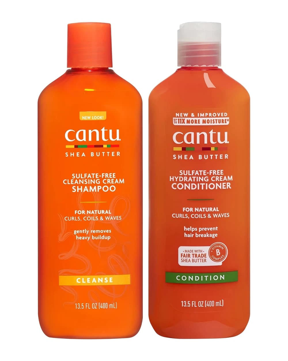 Cantu Shea Butter Cleansing Cream Shampoo & Hydrating Conditioner 400ml
