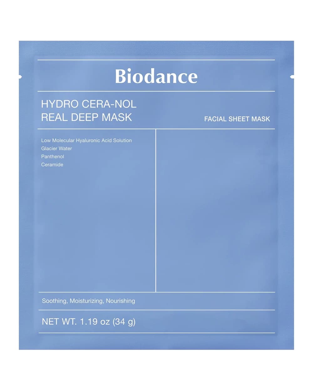 Biodance Hydro Cera-nol Real Deep Mask (4 Pack)