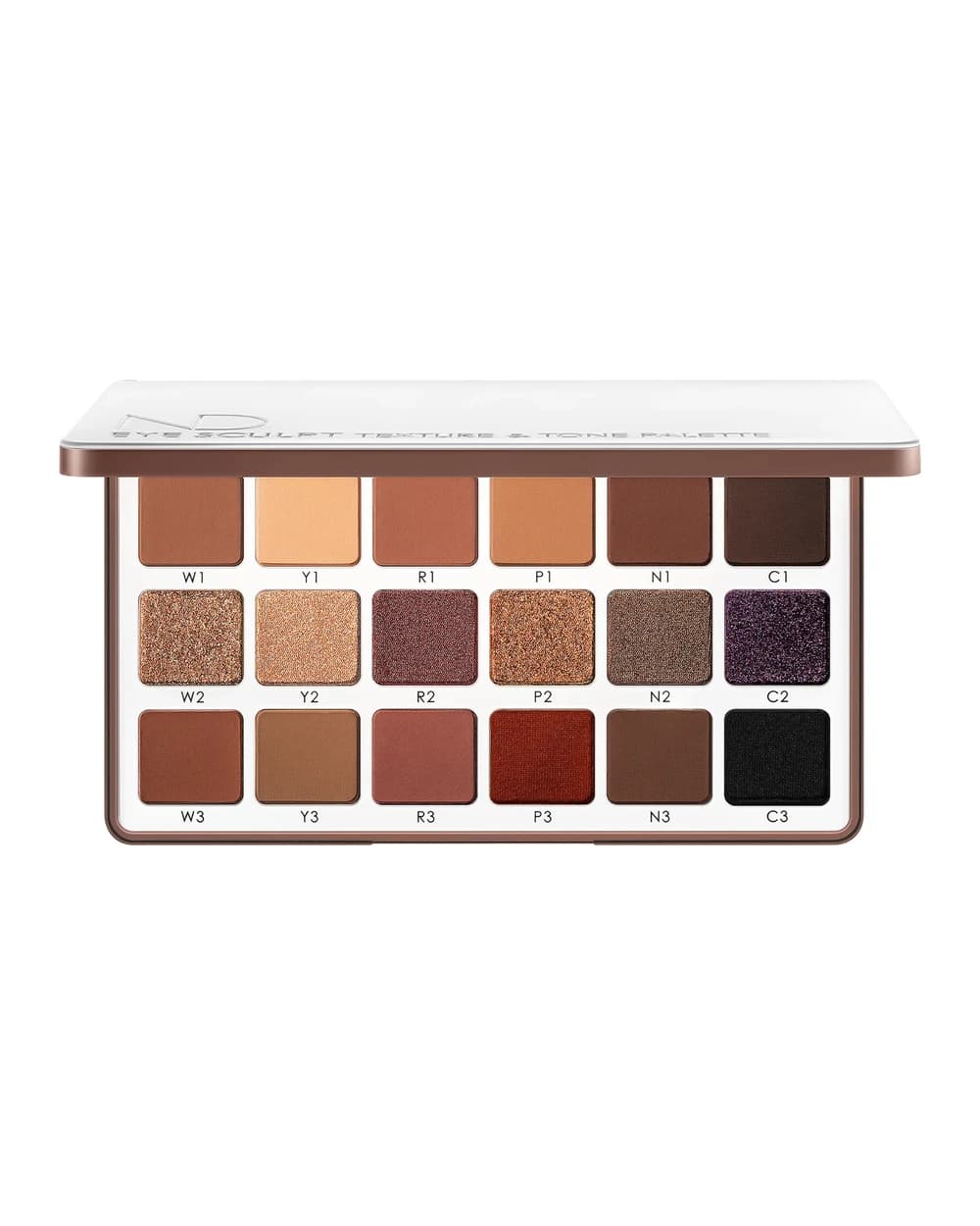 Natasha Denona Eye Sculpt Texture and Tone Eyeshadow Palette - Dramatic