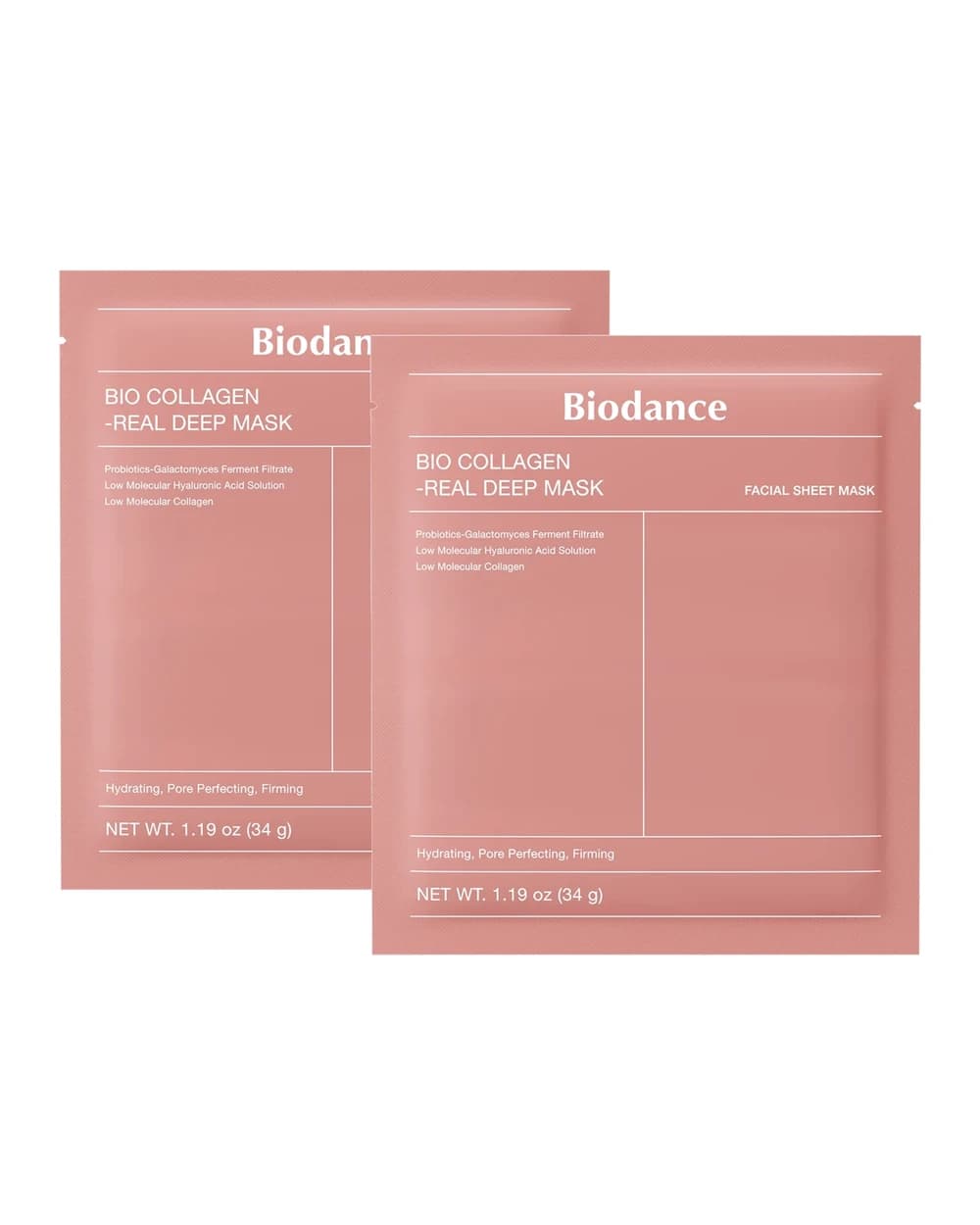 Biodance Bio Collagen-Real Deep Mask Duo (x8 masks)