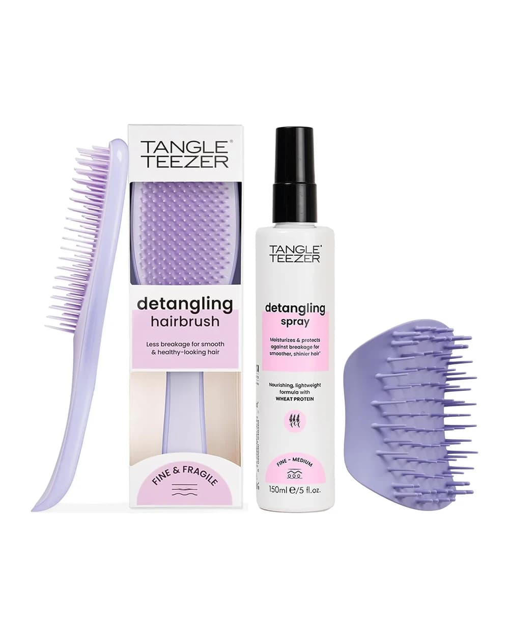 Tangle Teezer Scalp Care and Hair Health Trio - Fine Hair